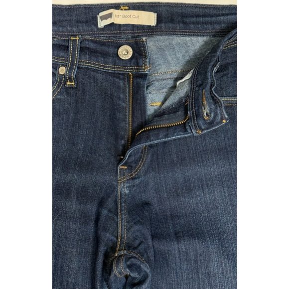 Womens Levis 515 Boot Cut 30 x 32 Jeans Medium Wash Stretch Denim Size 8‎ - Picture 5 of 11